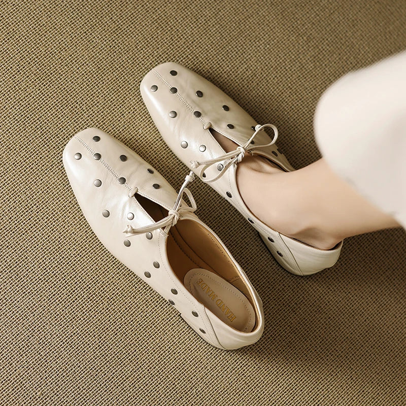 Muriel | Chic Studded Loafers