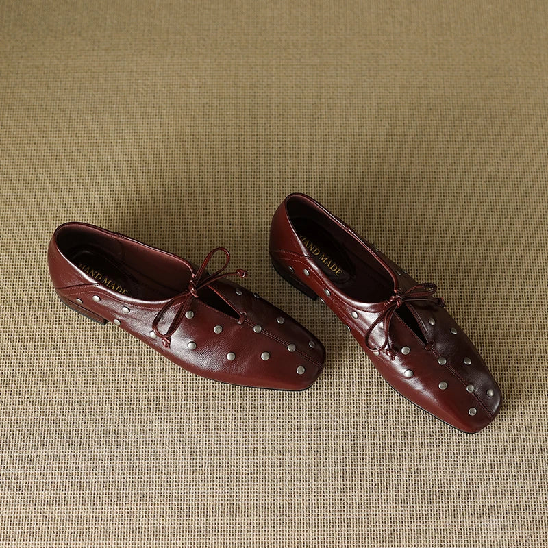 Muriel | Chic Studded Loafers