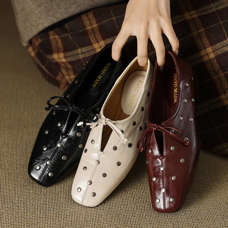 Muriel | Chic Studded Loafers