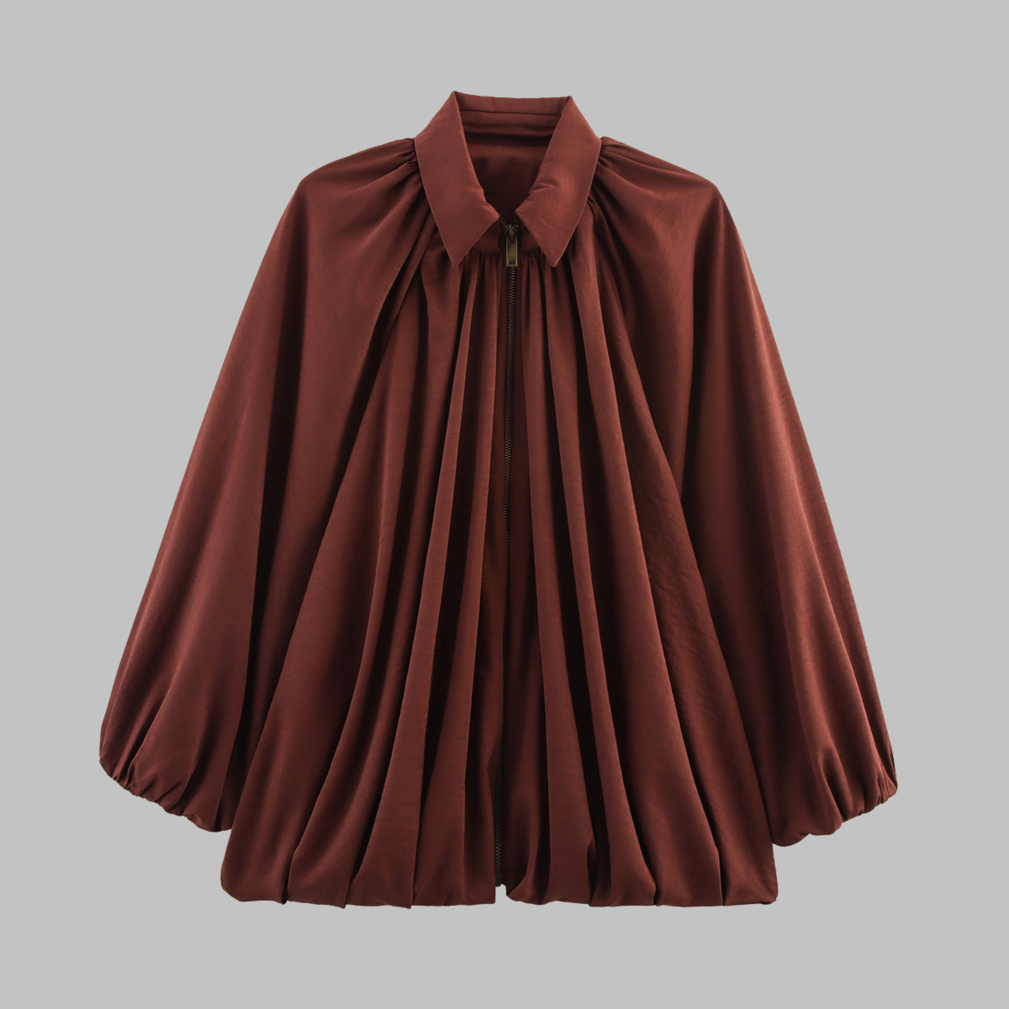Zelinda | Classic Puffed Bomber Jacket