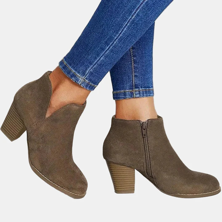 Lois | Block Heel Ankle Boots