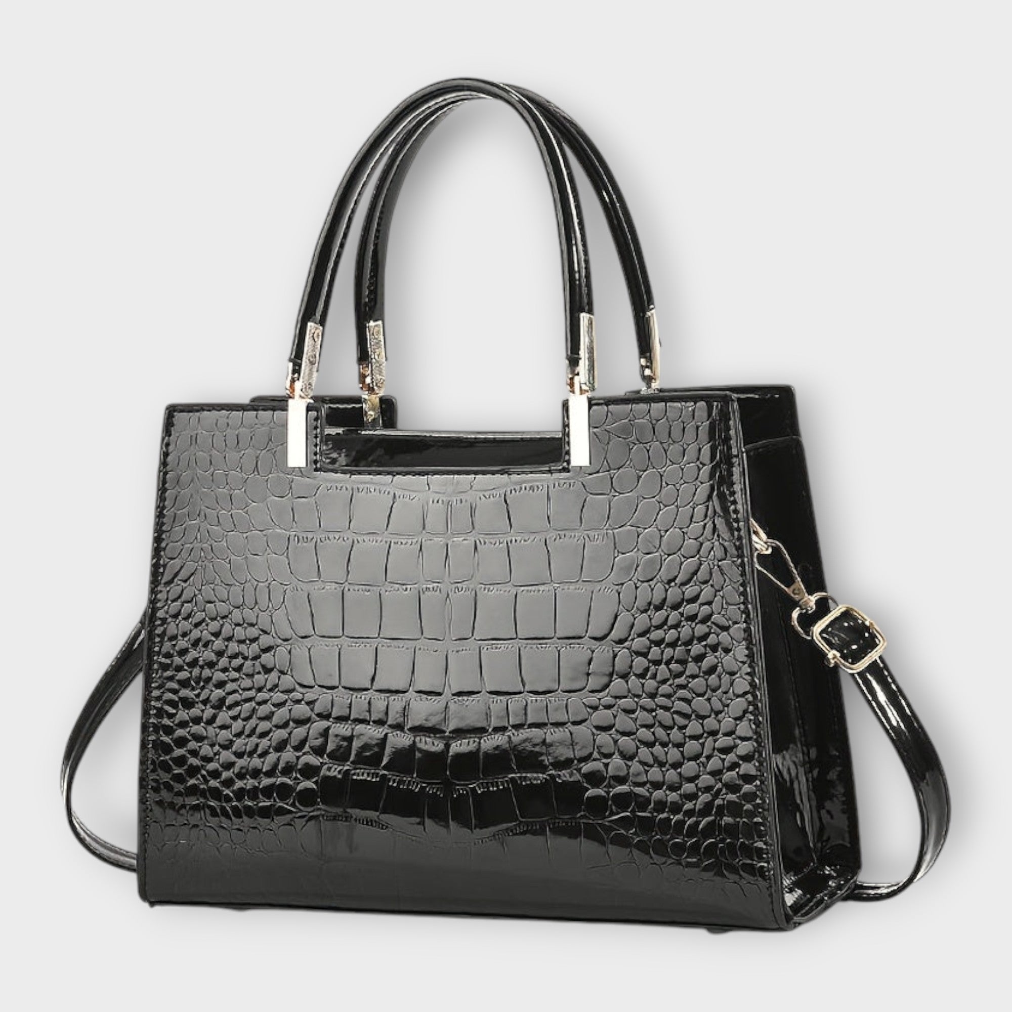 Evonne | Elegant Glossy Handbag