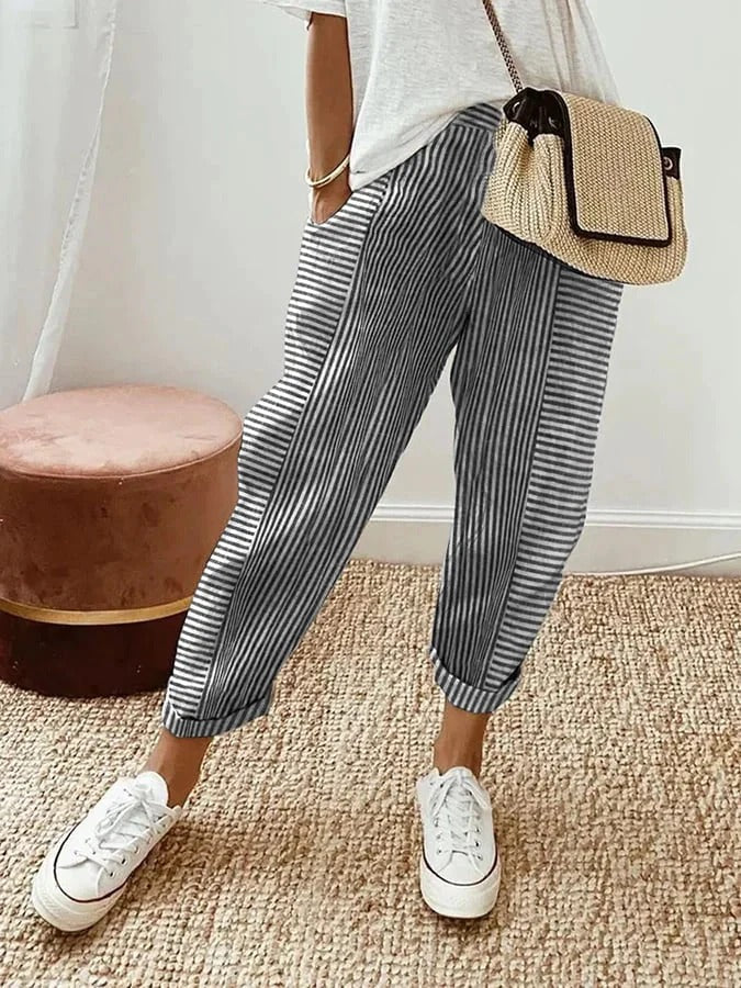 VANYA Striped Trousers