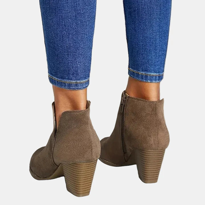 Lois | Block Heel Ankle Boots