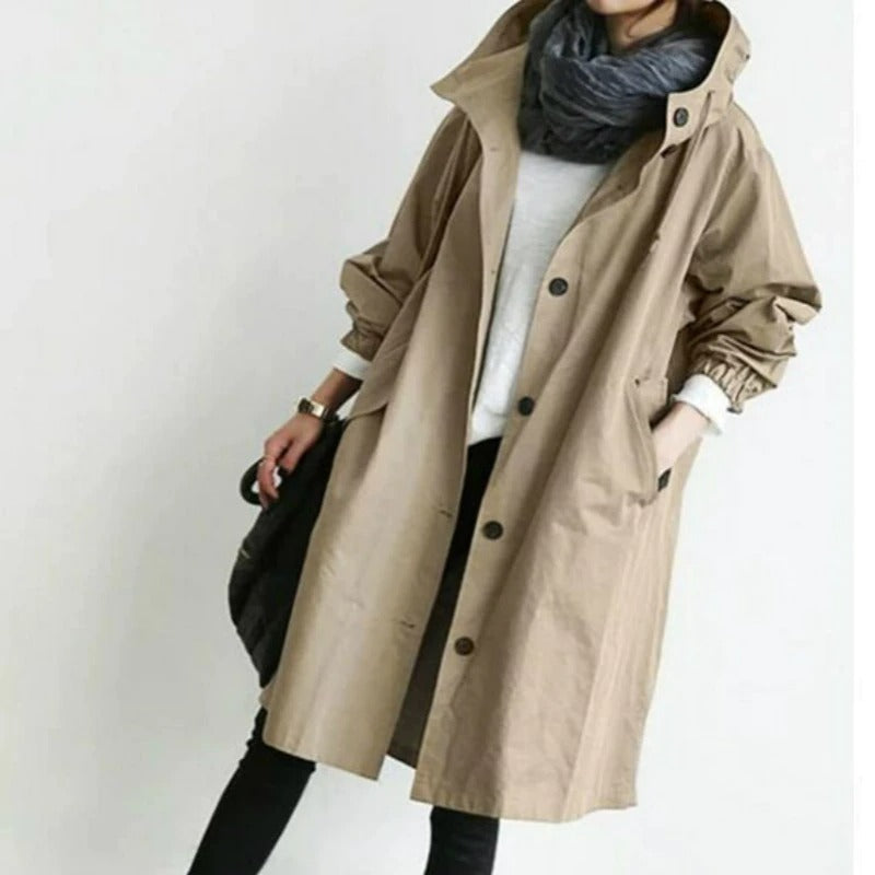 Queenie | Chic Waterproof Trench Coat