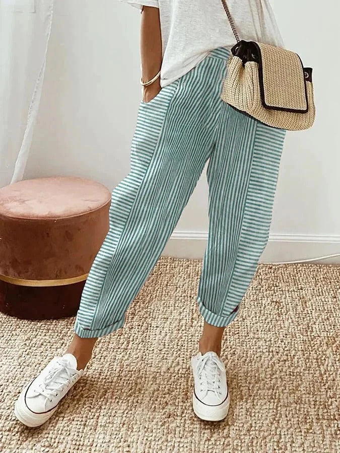VANYA Striped Trousers