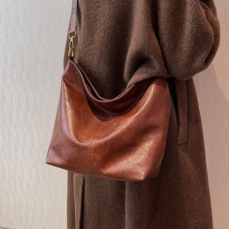 Dorothea | Classic Shoulder Bag with Adjustable Patterned Strap