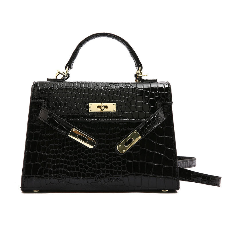 Elise | Leather Bag with Gold Hardware