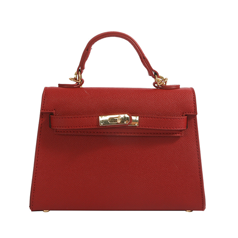Elise | Leather Bag with Gold Hardware