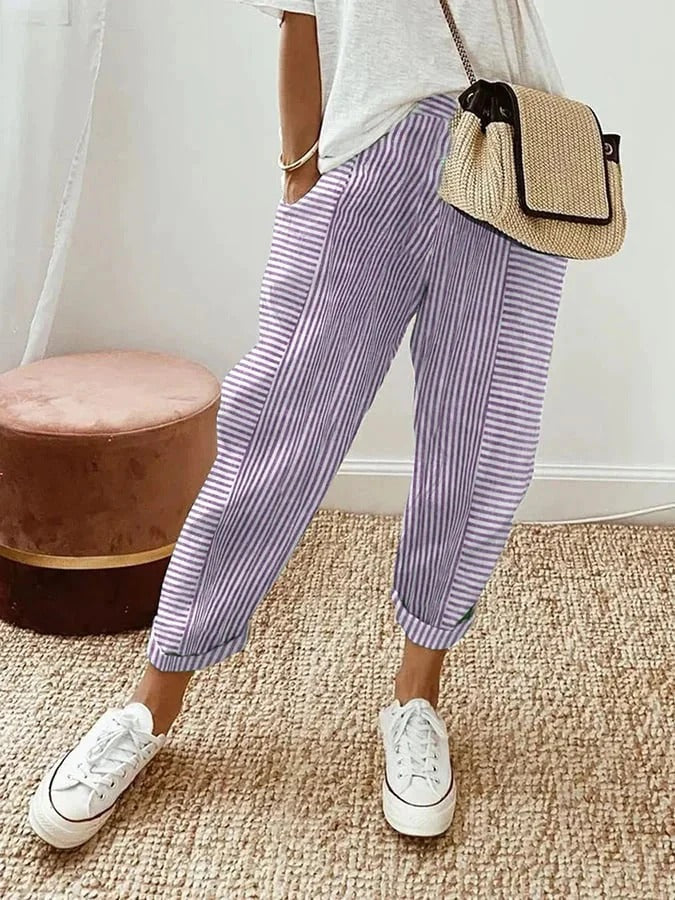 VANYA Striped Trousers