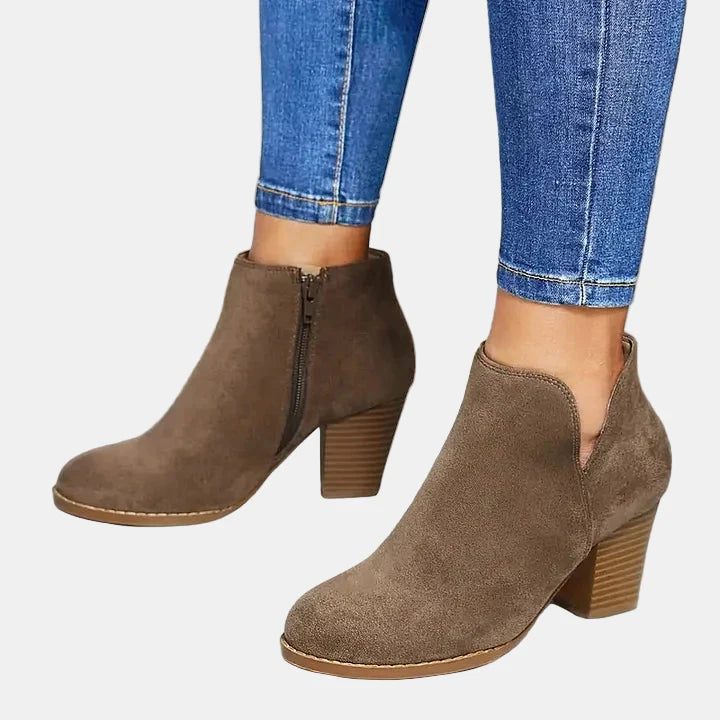 Lois | Block Heel Ankle Boots