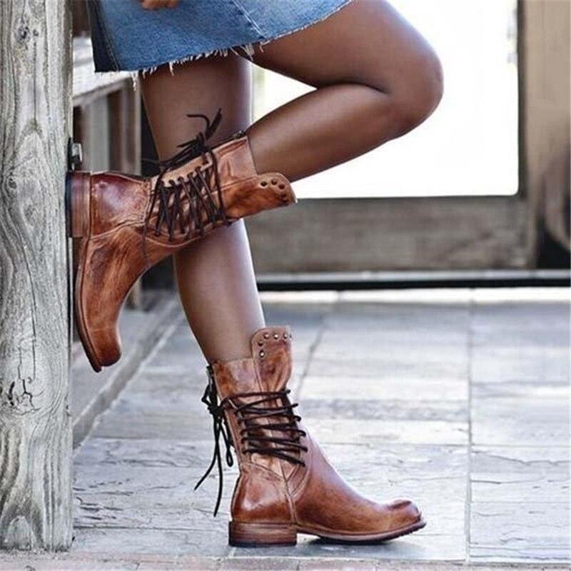 Teresa | Rustic Vintage Lether Boots