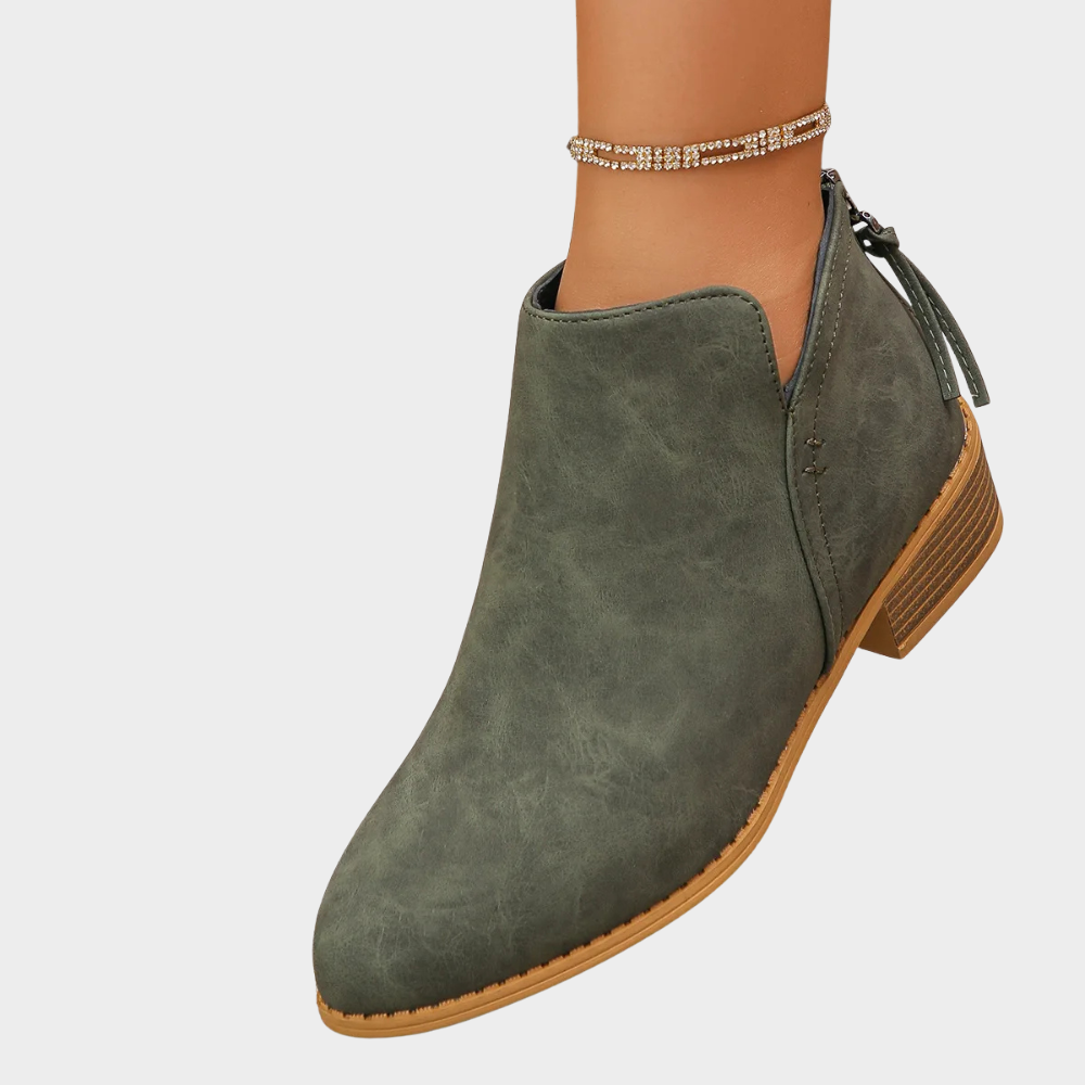 Kyla | Low Heel Ankle Boots