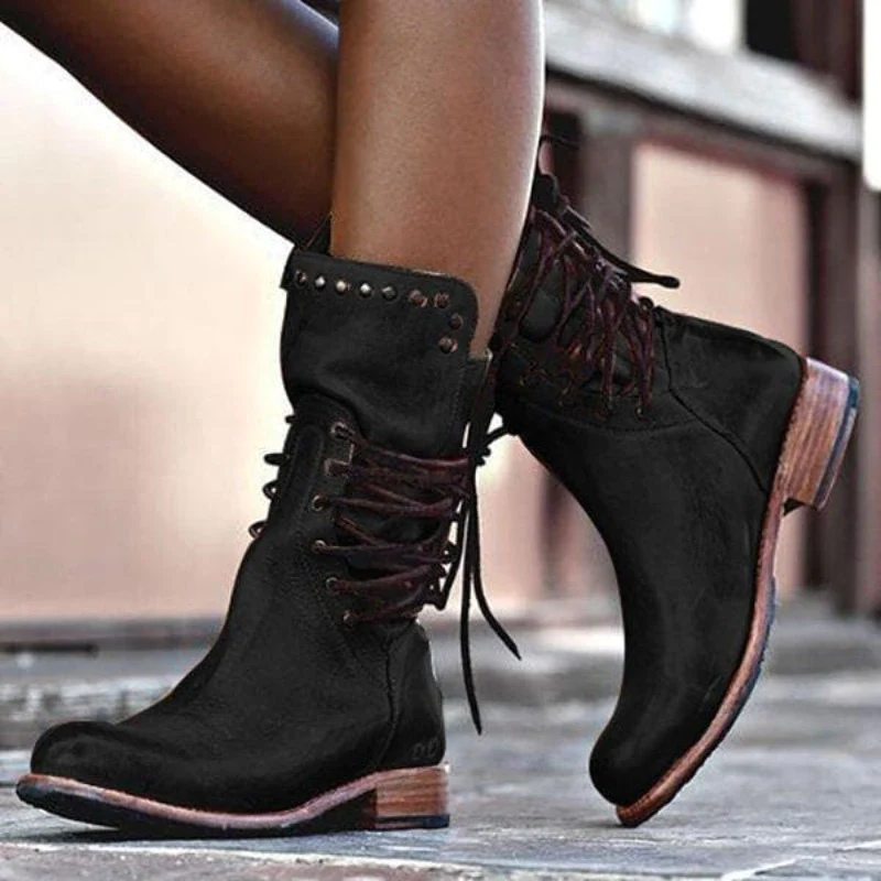 Teresa | Rustic Vintage Lether Boots