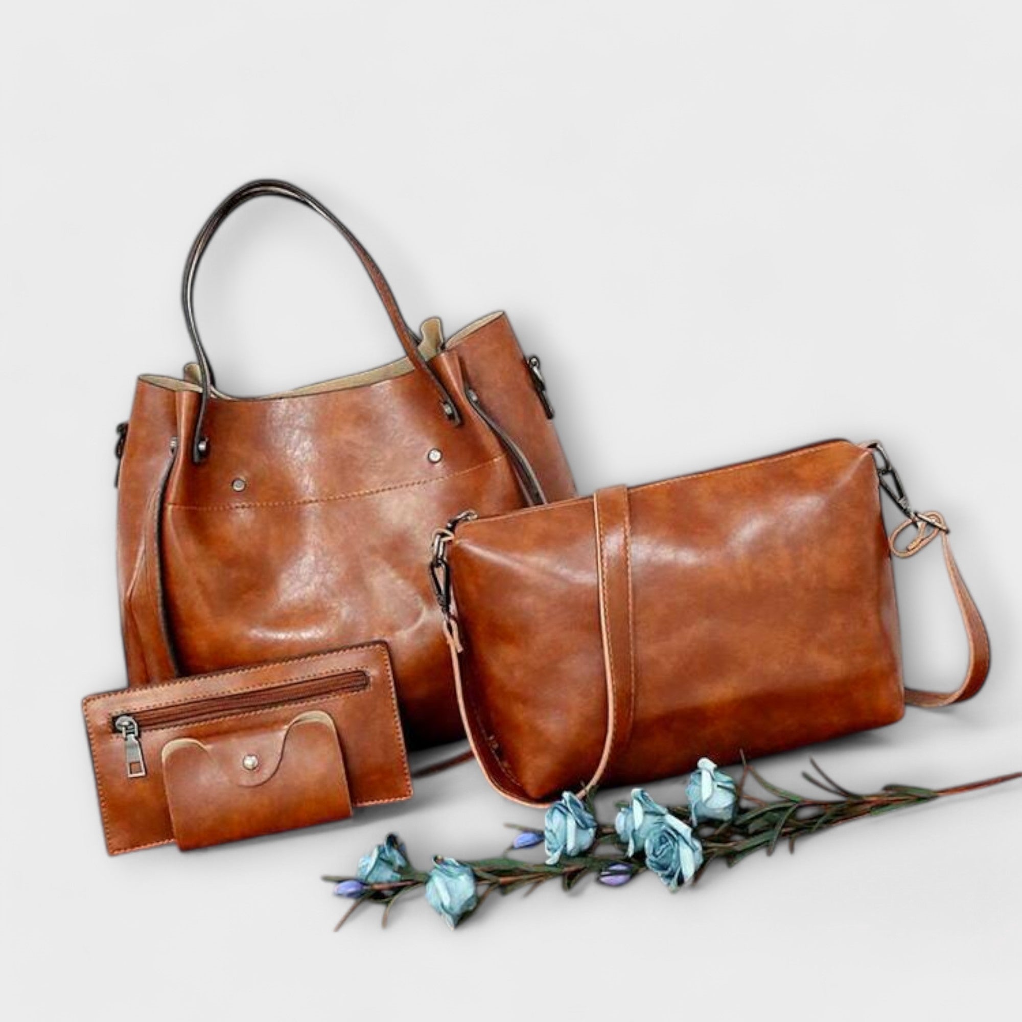 Mabel | 4-piece vintage handbag set