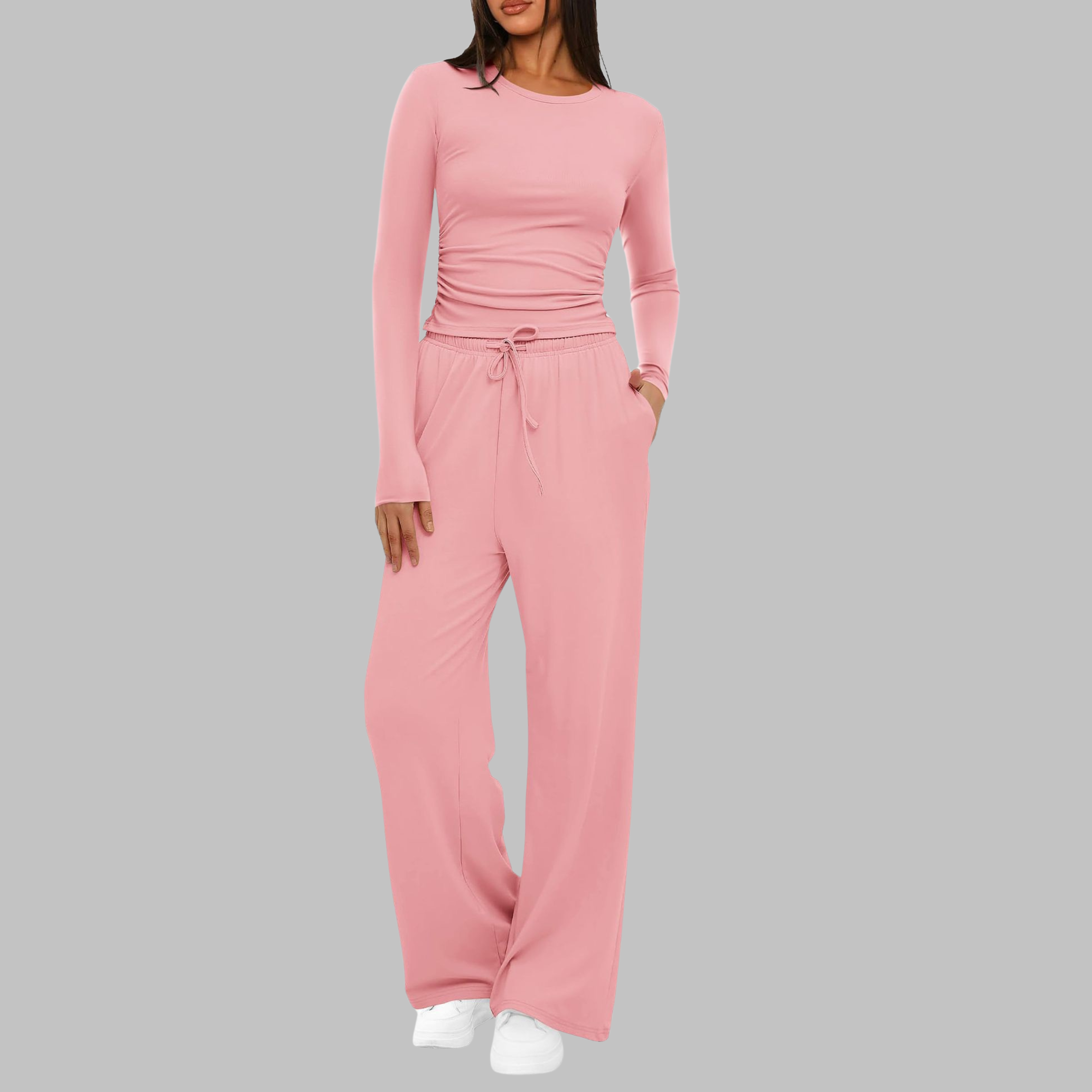 Zeffira | Elegant Wide-Leg Trousers and Top Set