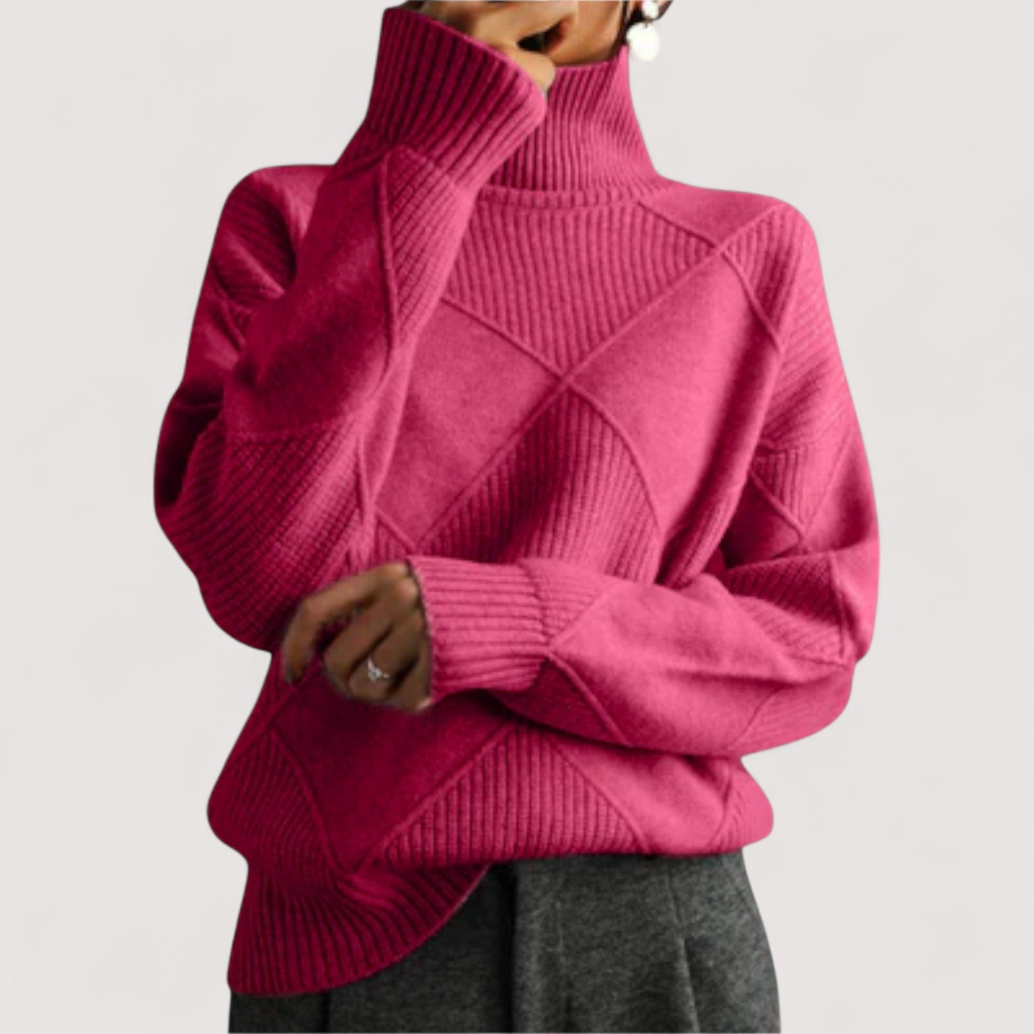Eveline | Cosy High-Neck Jumper