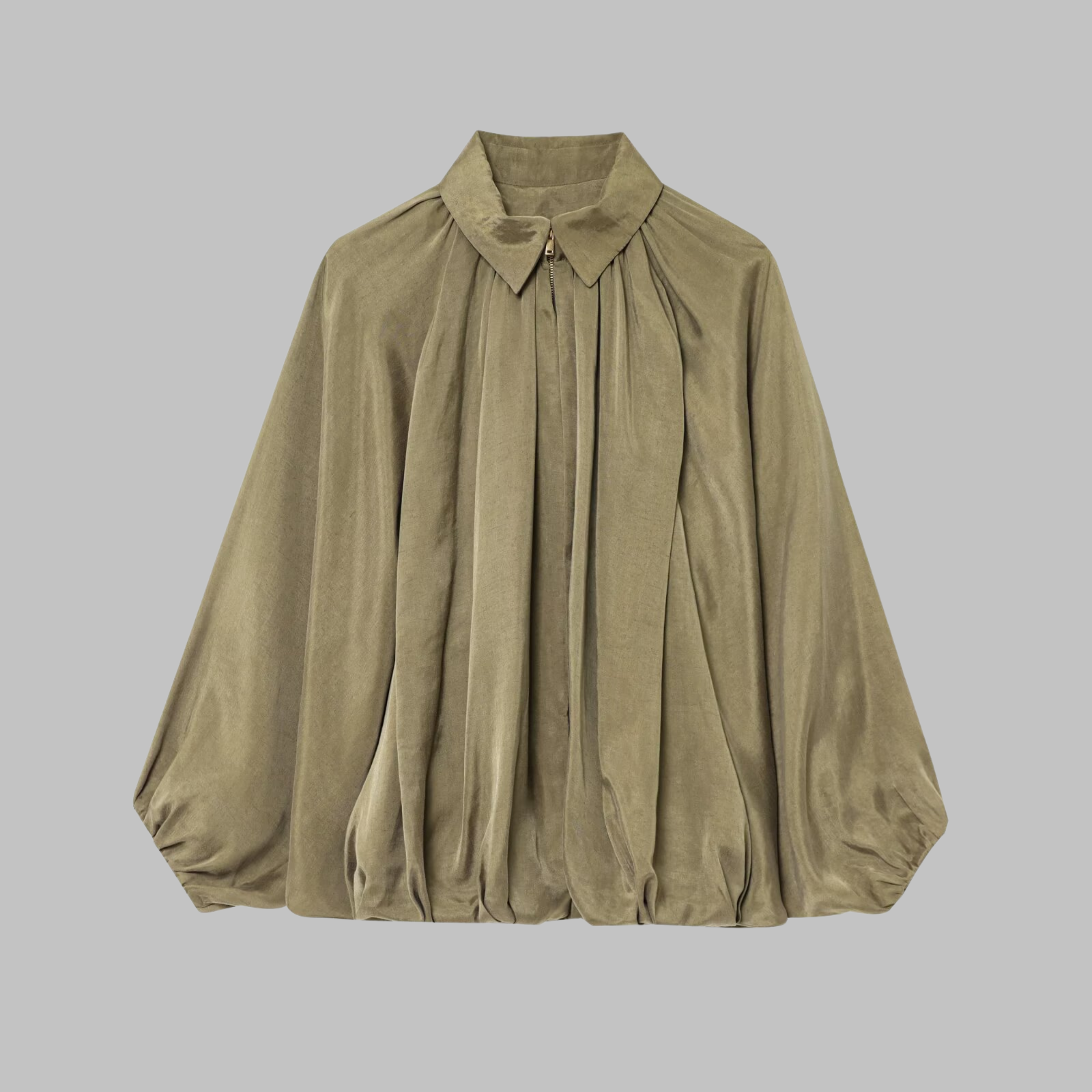 Zelinda | Classic Puffed Bomber Jacket