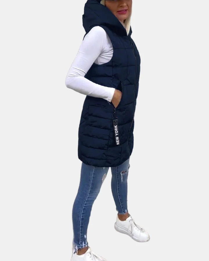 Solene | Sleeveless Padded Coat