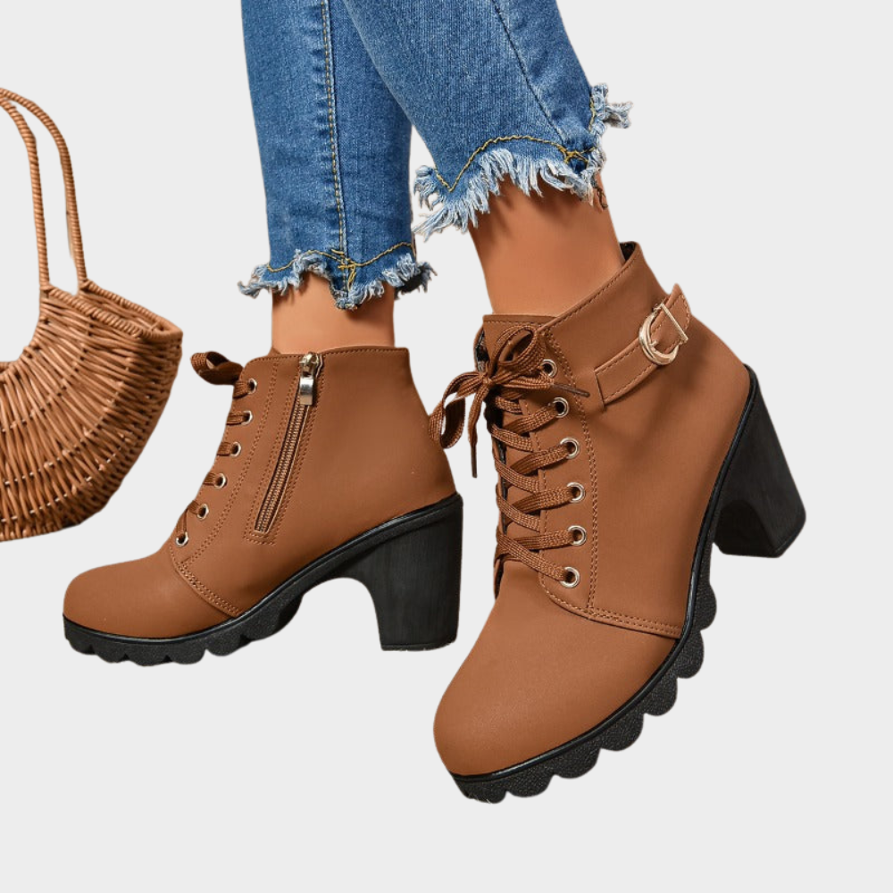 Sadie | Block Heel Ankle Boots
