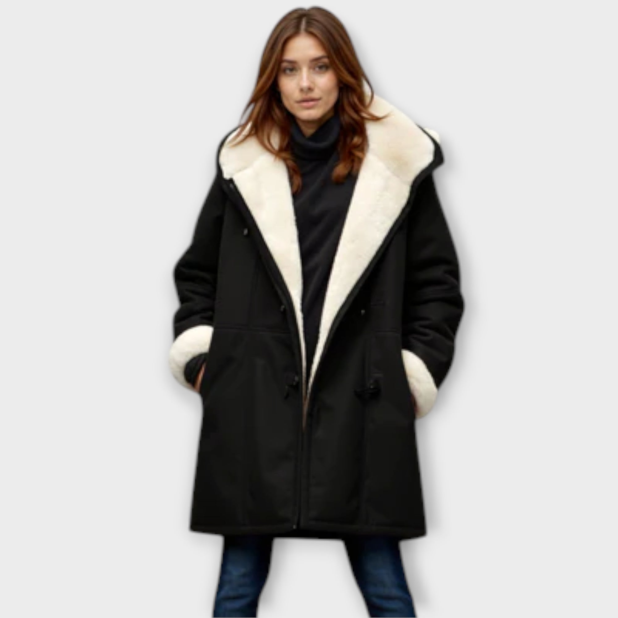 Olivia | Cosy Fur Lined Coat