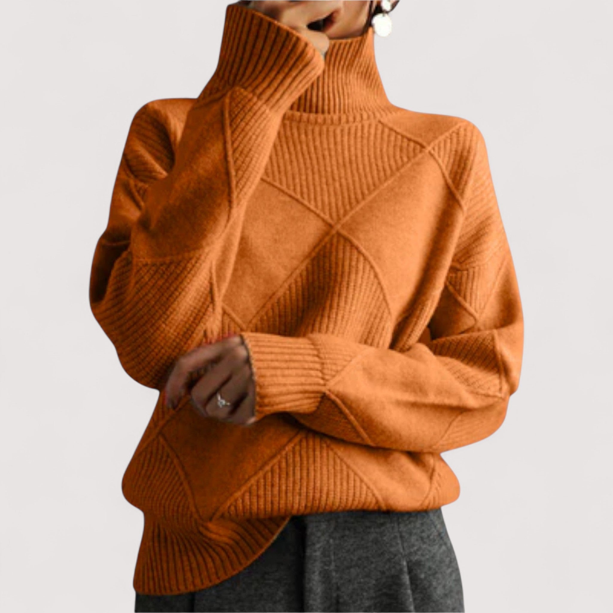 Eveline | Cosy High-Neck Jumper