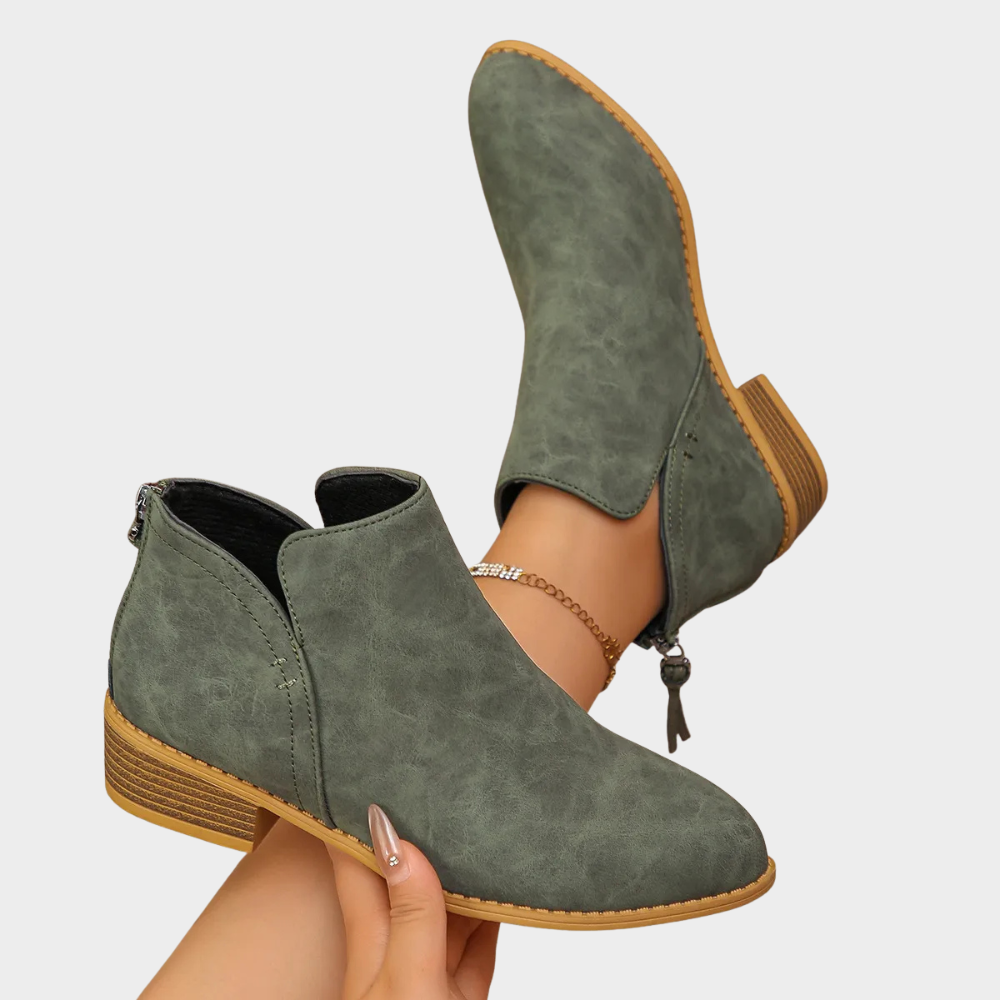 Kyla | Low Heel Ankle Boots