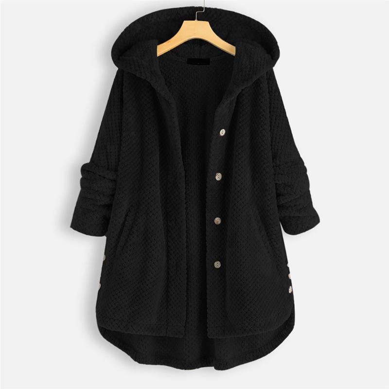 Phoebe | Hooded Double-Faced Fleece Coat