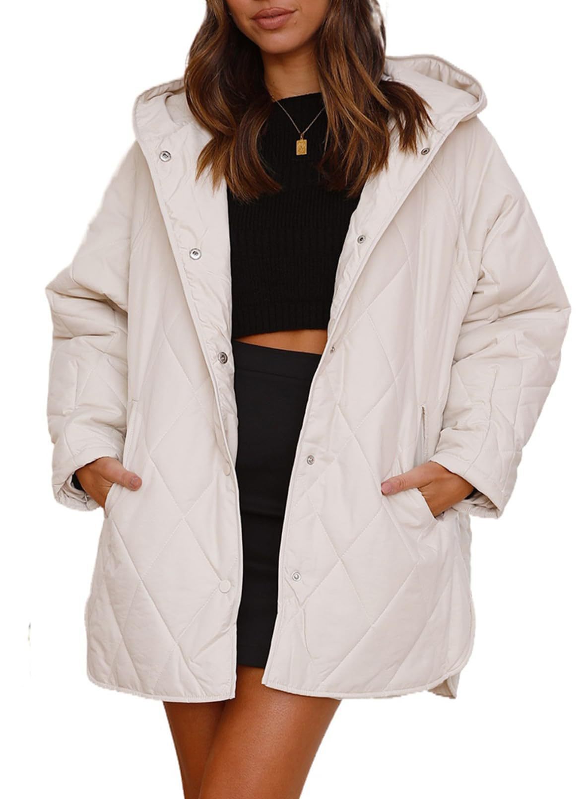 Panthea | Stylish Hooded Coat