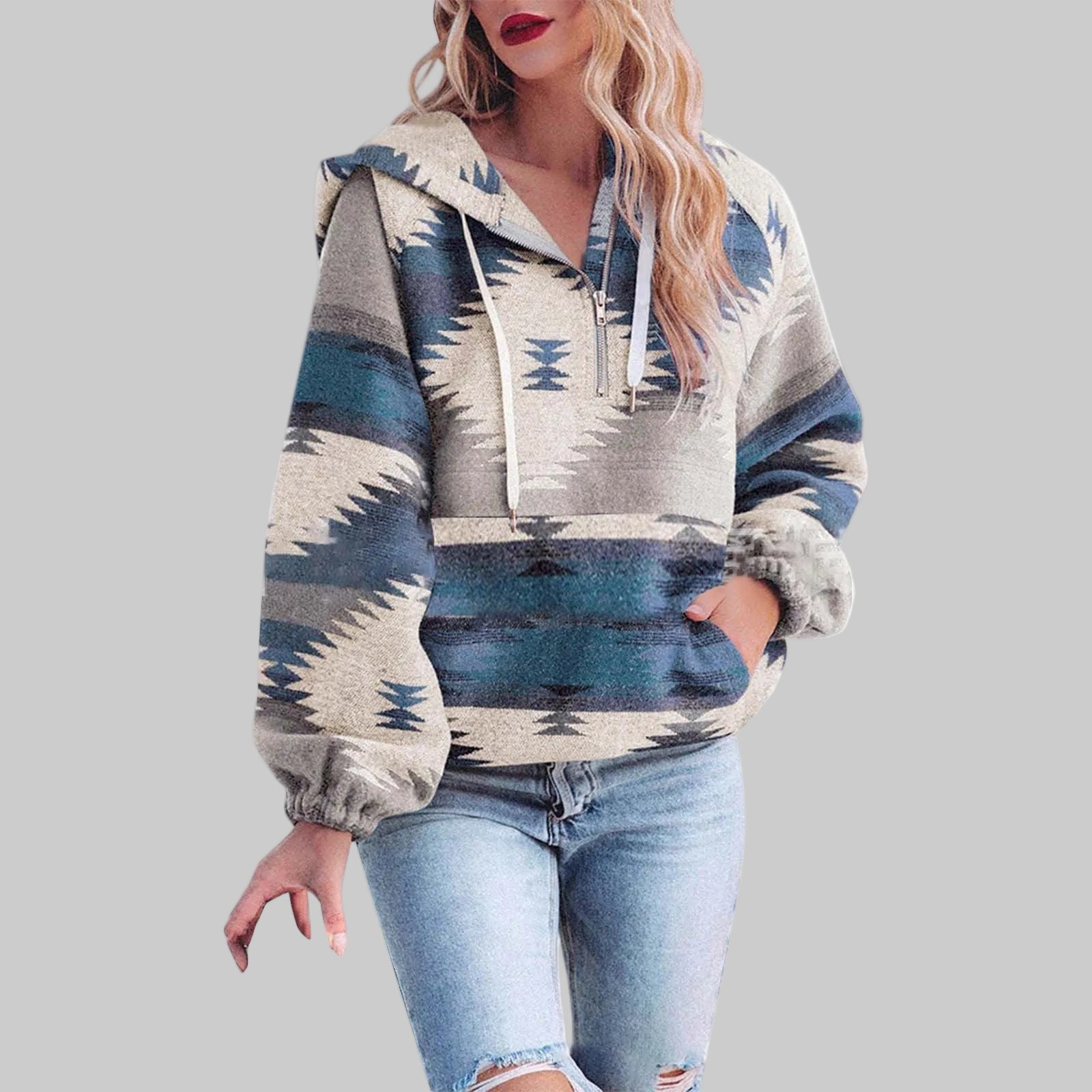 Quirina |  Elegant Hoodie Sweatshirt
