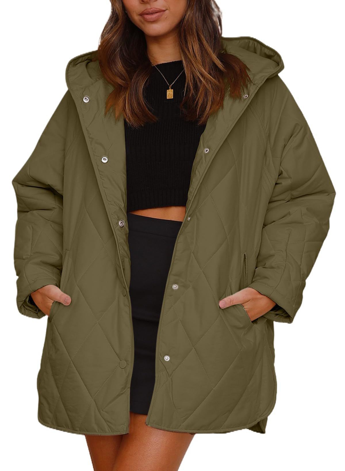 Panthea | Stylish Hooded Coat