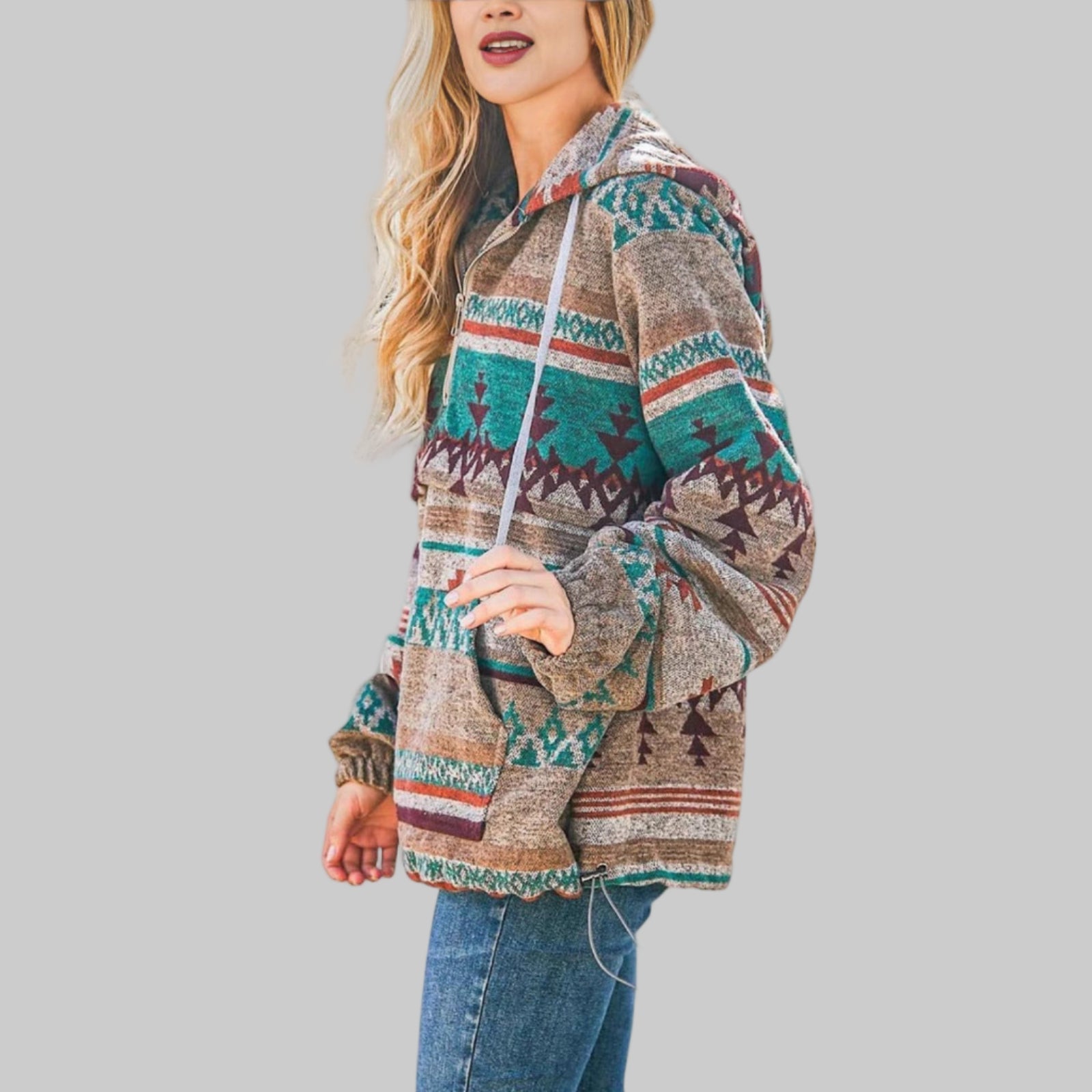 Quirina |  Elegant Hoodie Sweatshirt