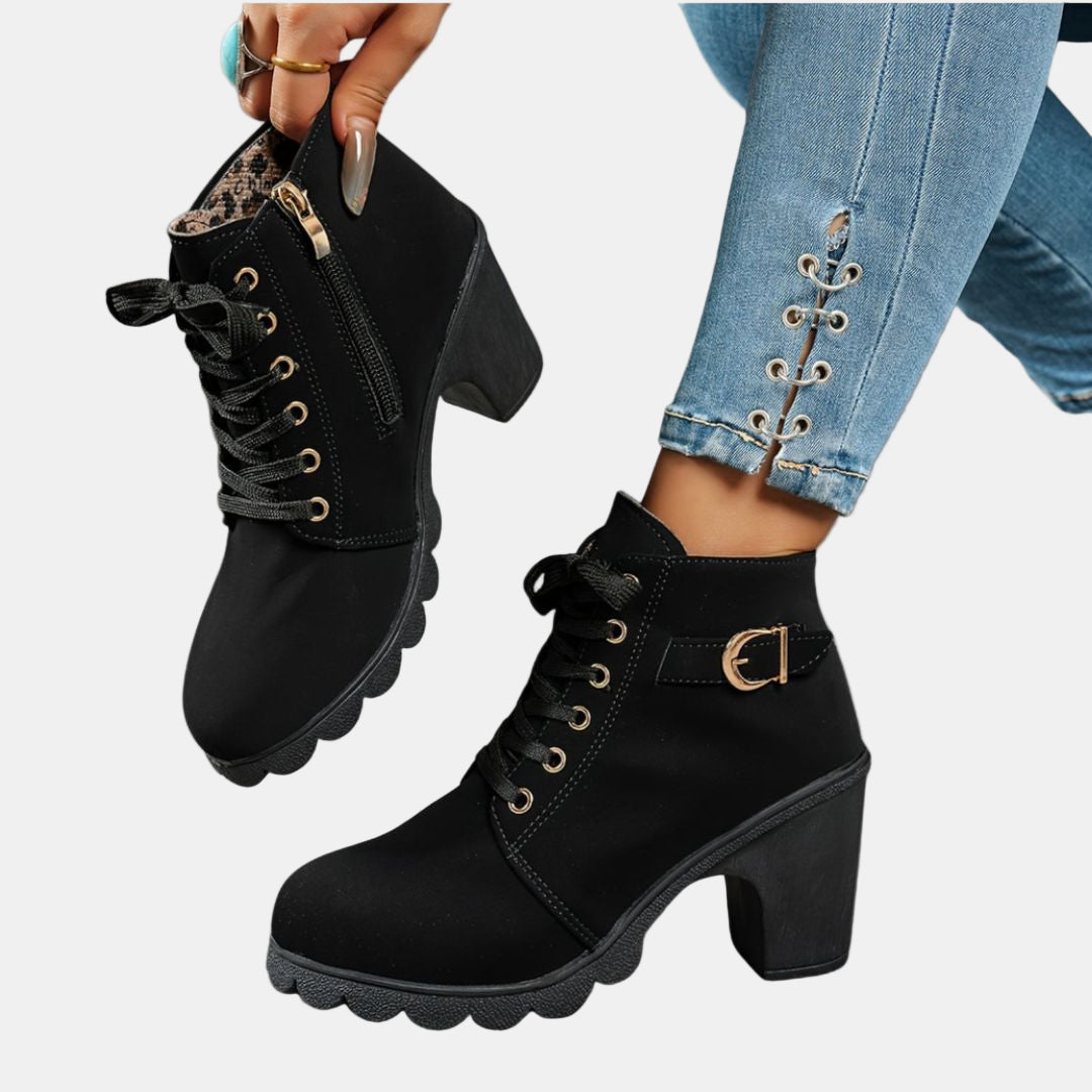Jessica | Casual Heeled Ankle Boots