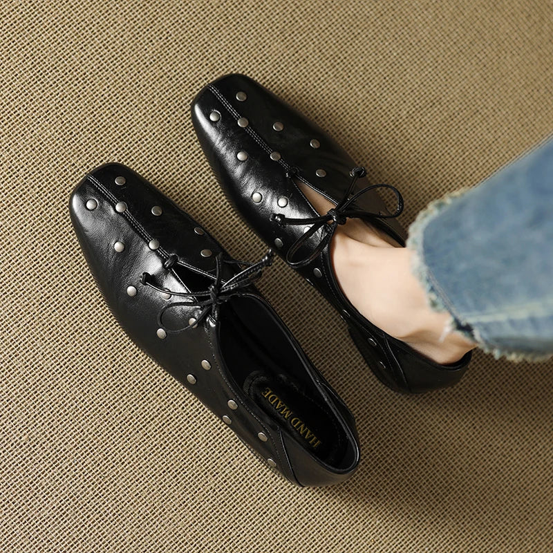 Muriel | Chic Studded Loafers