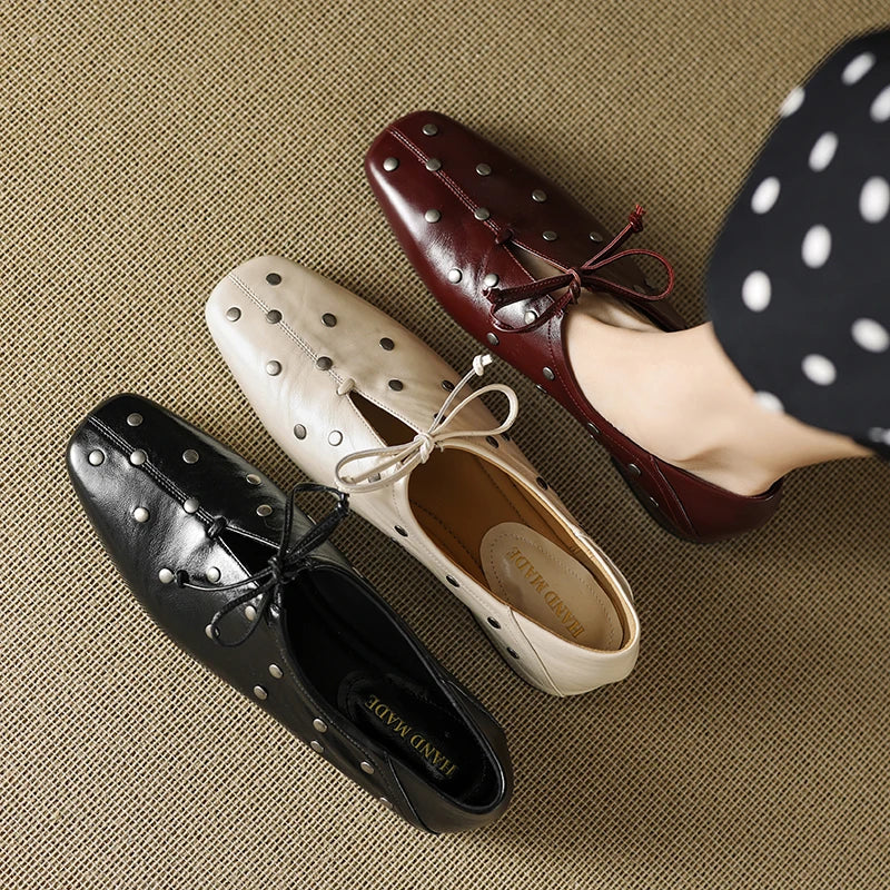 Muriel | Chic Studded Loafers