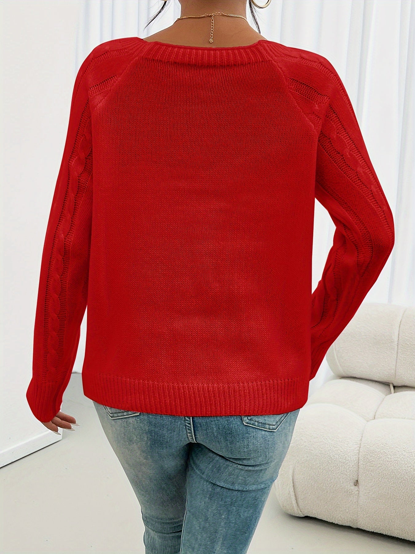 Zipha | Casual Square Neck Sweater