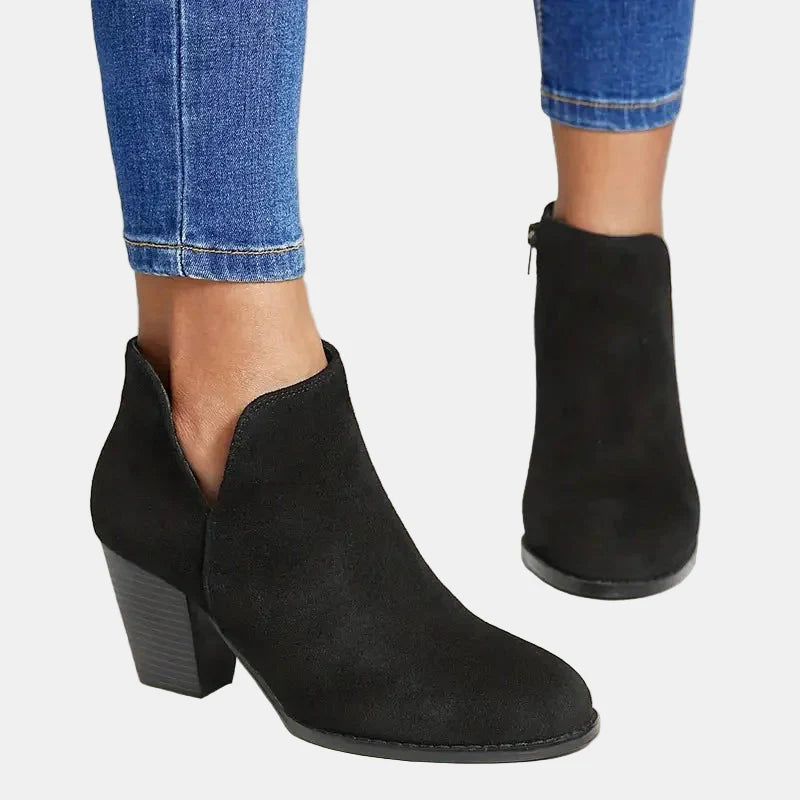 Lois | Block Heel Ankle Boots