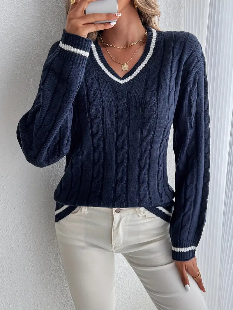 Amelia | Stylish and Comfortable V-Neck Jumper