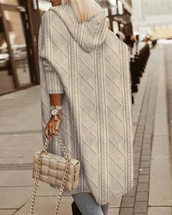 Beatrice | Longline Hooded Cardigan