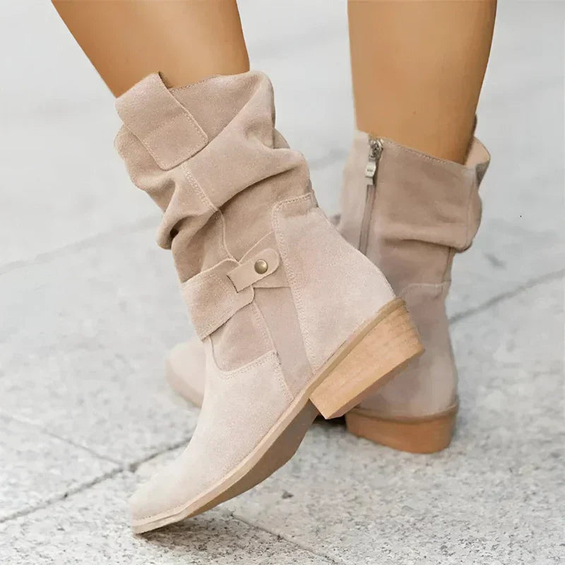 Kate | Low Heel Ankle Boots